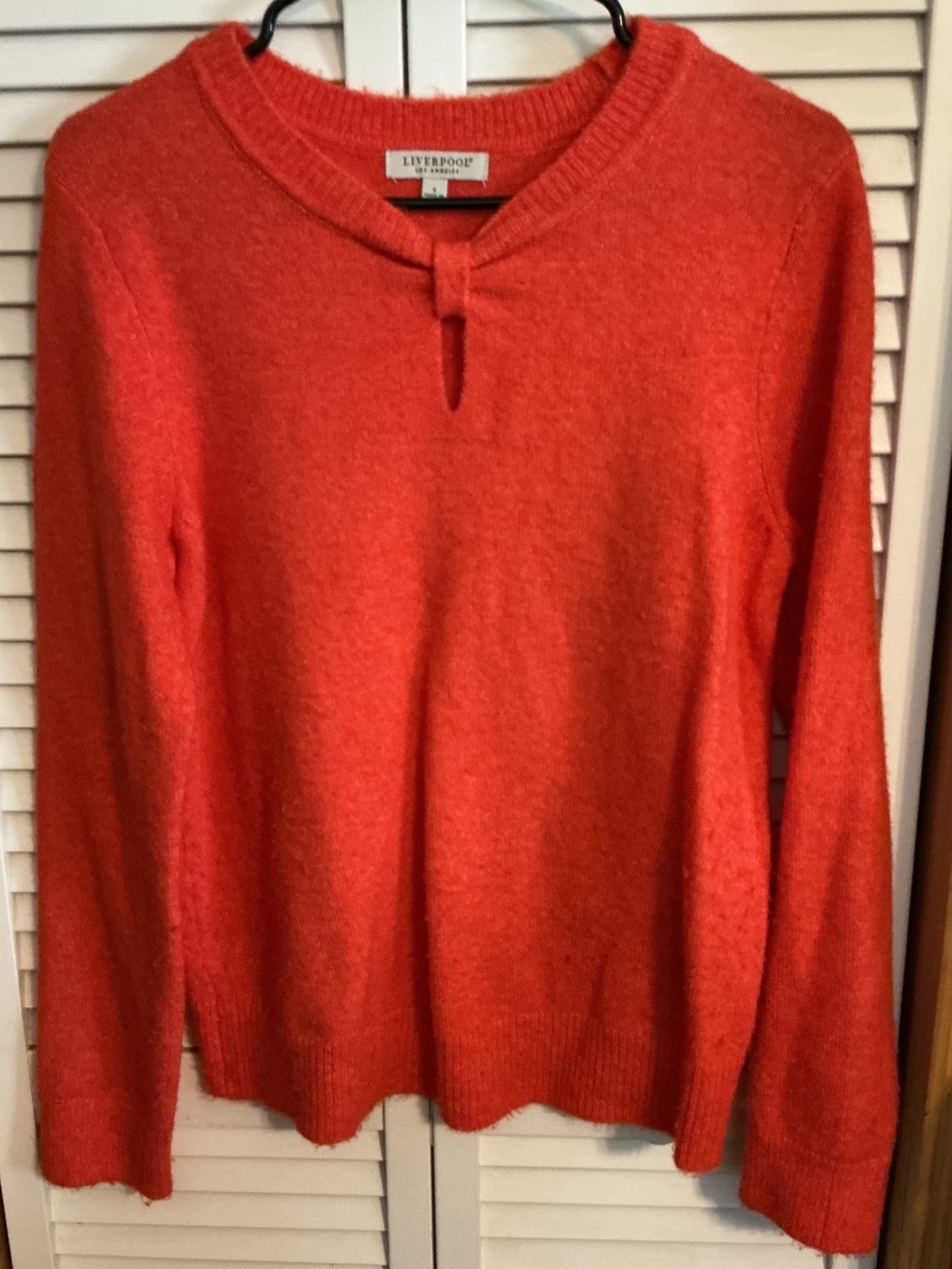 Liverpool LA Coral Keyhole Sweater